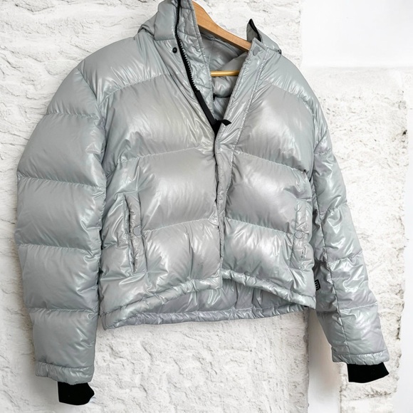 TNA Jackets & Blazers - Aritzia Tna super puff in silver M